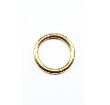 Ring solid Brass Ø 26 mm Wire Ø 4 mm approx.